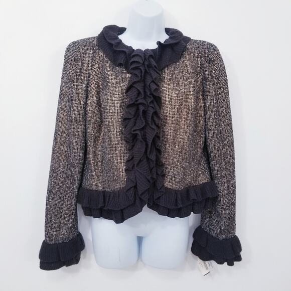 Magaschioni Collection Ruffle Light Jacket/Blazer - Picture 1 of 8